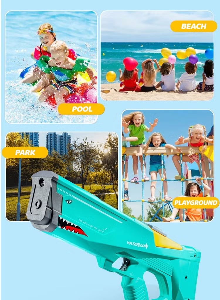 Electric Water Gun with LED Lights & 10m Range