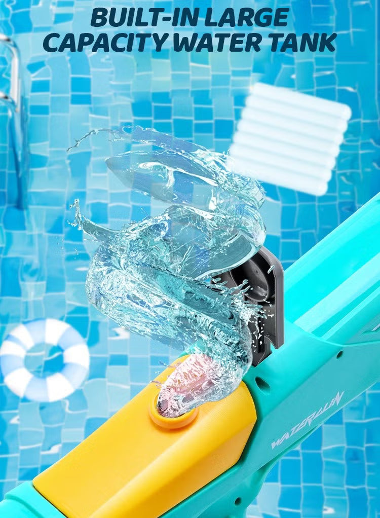 Electric Water Gun with LED Lights & 10m Range