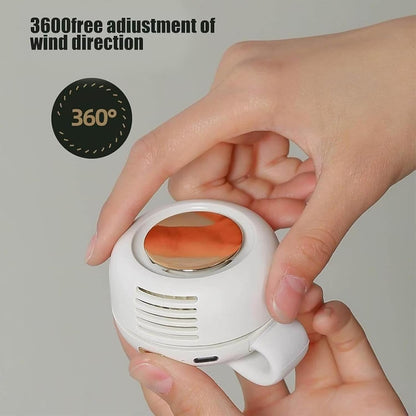 Portable Mini Bladeless Fan – Silent USB Clip Cooling
