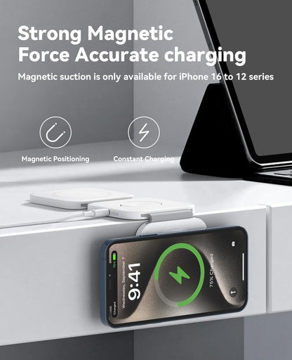 3-in-1 Magnetic Wireless Charging Station – Fast Charge All Your Apple Devices