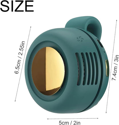 Portable Mini Bladeless Fan – Silent USB Clip Cooling