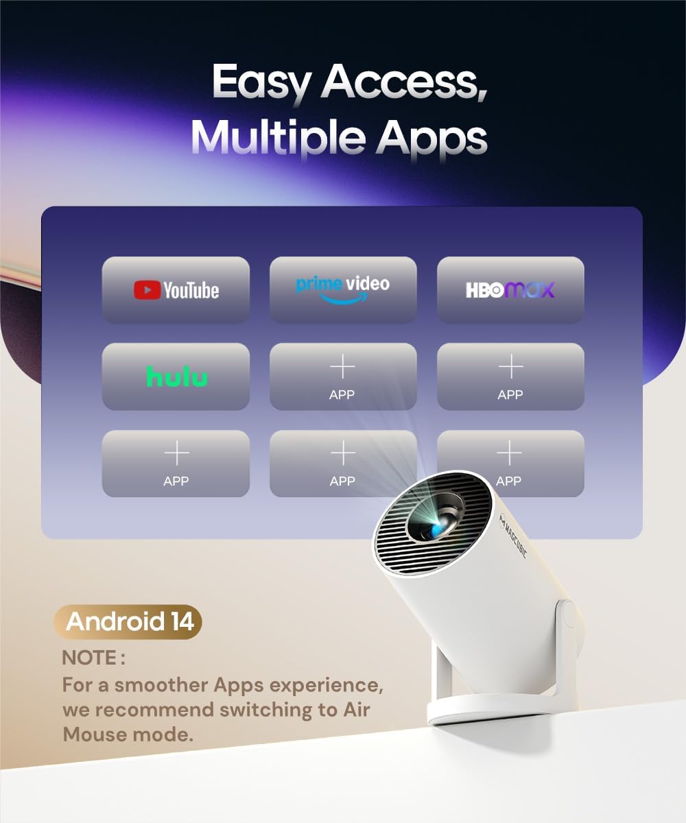 Portable 4K Smart Projector