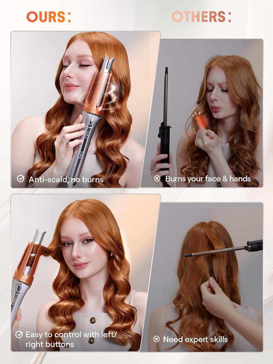 SHEGLAM Auto Hair Curler – Perfect Curls in 60s