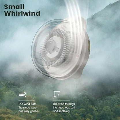 Portable Mini Bladeless Fan – Silent USB Clip Cooling