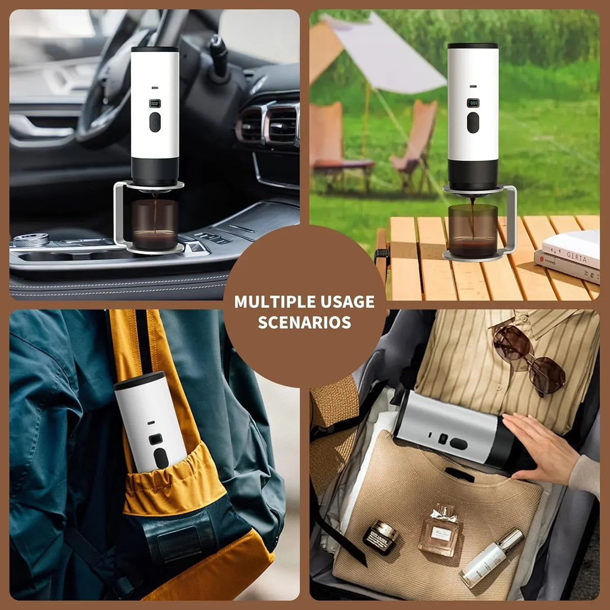 Portable 3-in-1 Espresso Coffee Maker
