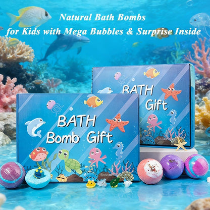 Kids Bath Bombs with Surprise Toys – 12 Pack