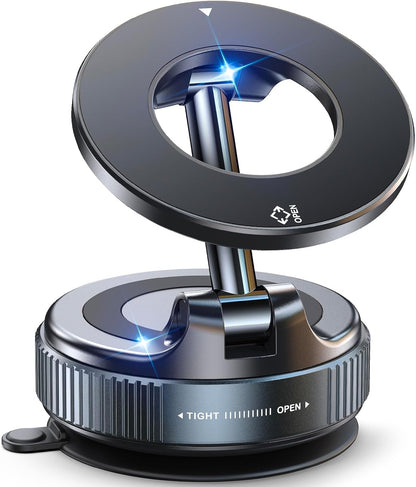 Vacuum Suction Magnetic Car Phone Holder