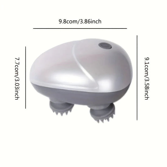 Octopus Scalp Massager - Electric Head Massager(Silvery White)