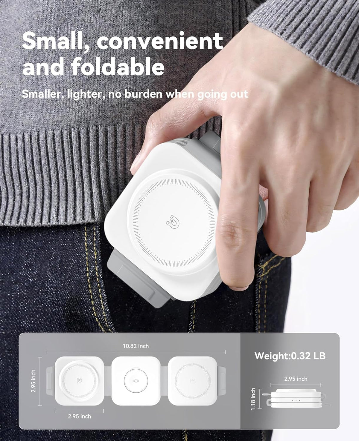 3-in-1 Magnetic Wireless Charging Station – Fast Charge All Your Apple Devices