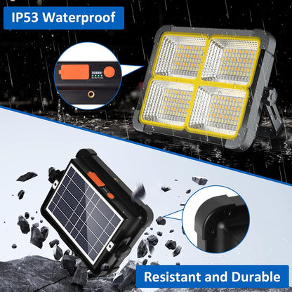 Solar LED Flood Light 100W – Emergency Power Bank