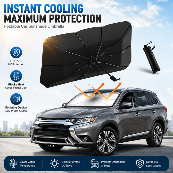 Car Windshield Sunshade Umbrella – UV Heat Protection
