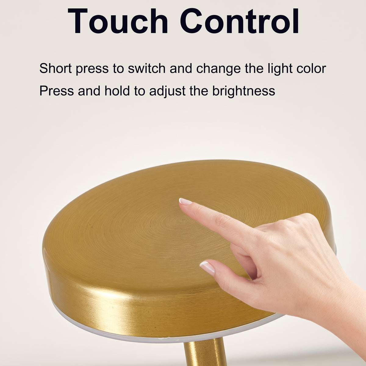 Rechargeable LED Table Lamp – Cordless Dimmable Light