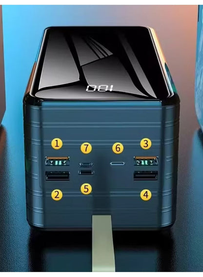 80000mAh Power Bank With LED Light