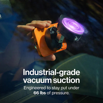 HyperMount Vacuum Phone Holder – Stick, Twist, Lock
